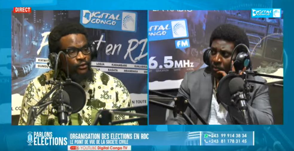  ORGANISATION DES ELECTIONS EN RDC, LE POINT DE VUE DE LA SOCIETE CIVILE 