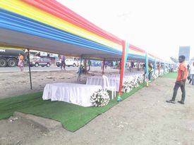 Goma : le décor est planté pour les funérailles des 35 civils bombardés par le M23/RDF dans le camp des déplacés de Mugunga