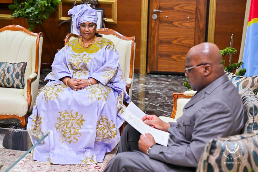 Un émissaire du président Ghazouani informe le président Tshisekedi sur la candidature de la Mauritanie au poste de Directeur général  du CAFRAD