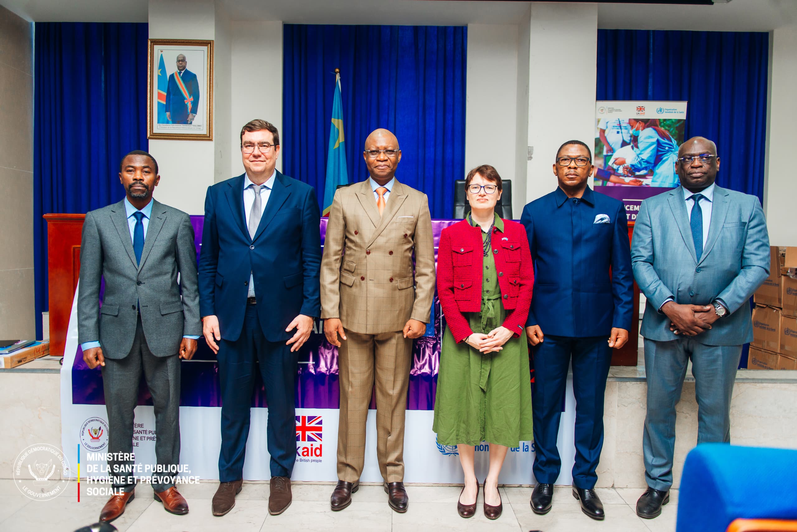 RDC : Le ministre de la Santé lance le projet de renforcement de la résilience du système de santé face aux urgences sanitaires au pays